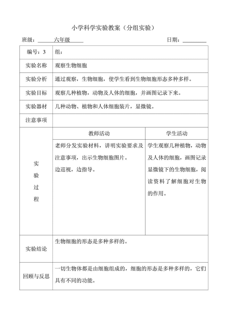 六年级下册科学实验教案.doc_第3页