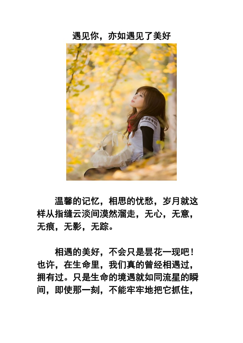 遇见你亦如遇见了美好.doc_第1页