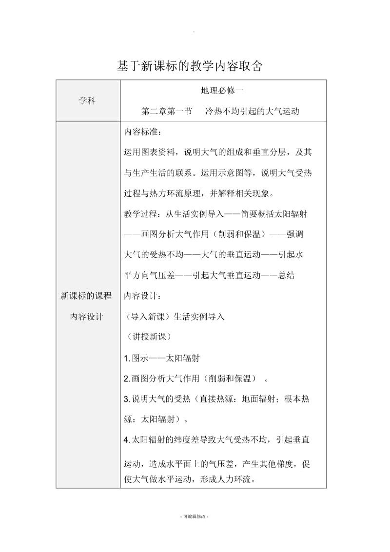 基于新课标的教学内容取舍.docx_第1页