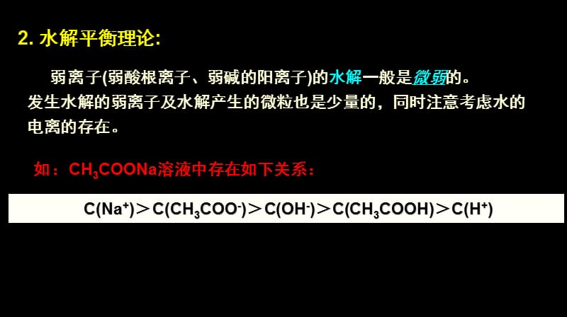 公开课【专题】溶液中离子浓度大小的比较.ppt_第2页