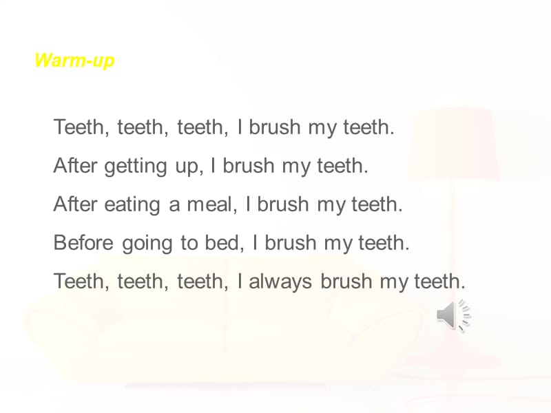 新冀教版六年级英语下册《Unit 2 Good Health to You.Lesson 8 Always Brush Your Teeth.》课件_4.ppt_第3页