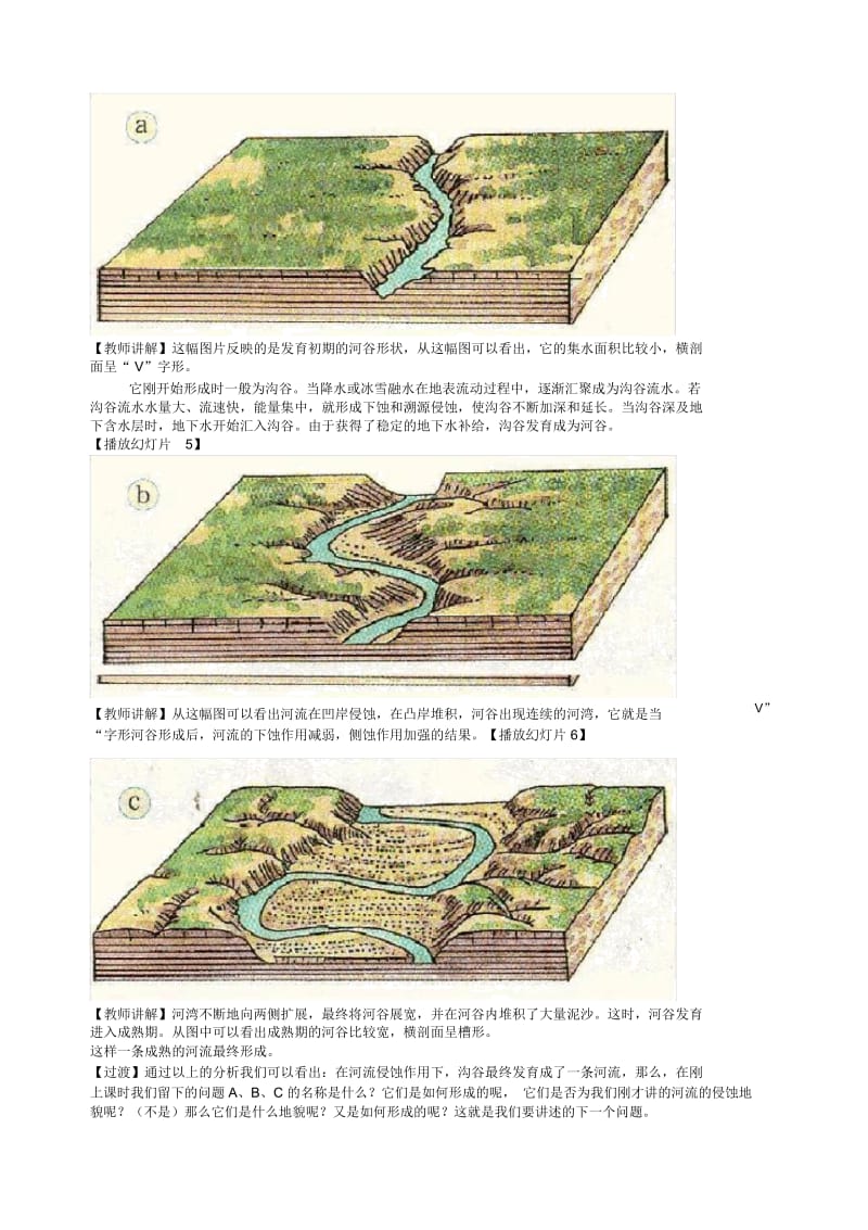 地理必修1人教新课标4.3河流地貌的发育教案.docx_第3页