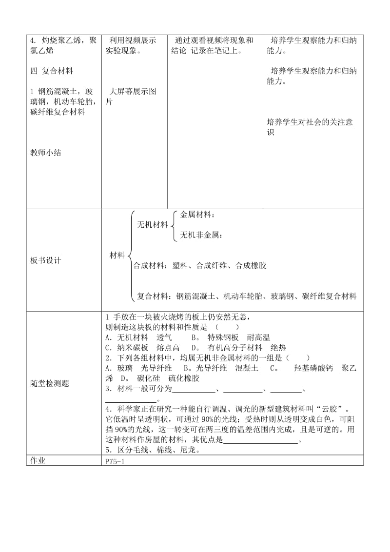 新沪教版九年级化学下册《九章 化学与社会发展第2节 新型材料的研制》教案_17.doc_第2页