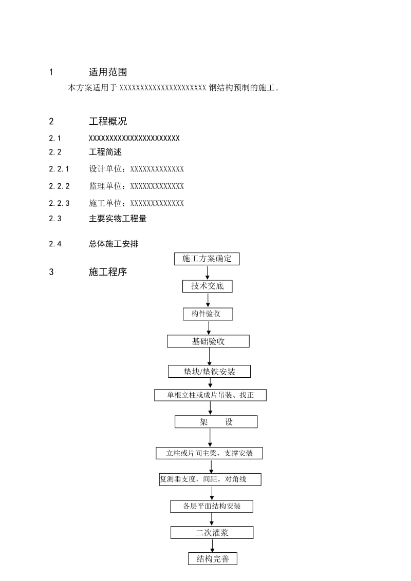 钢结构安装技术方案.doc_第1页