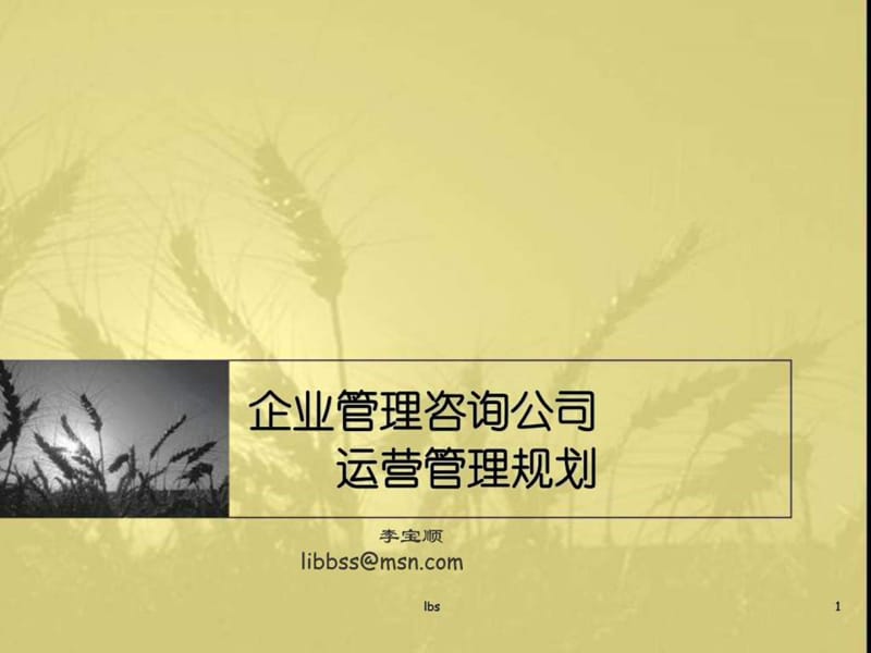 企业管理咨询公司---运营管理规划课件课件.ppt_第1页