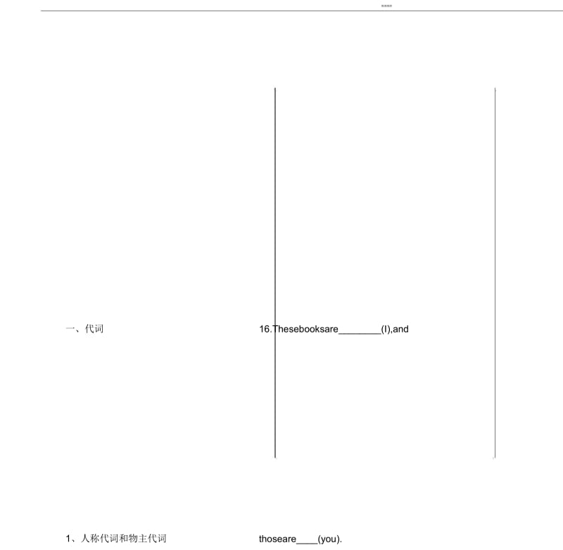 人教版七年级上册英语语法练习.docx_第1页