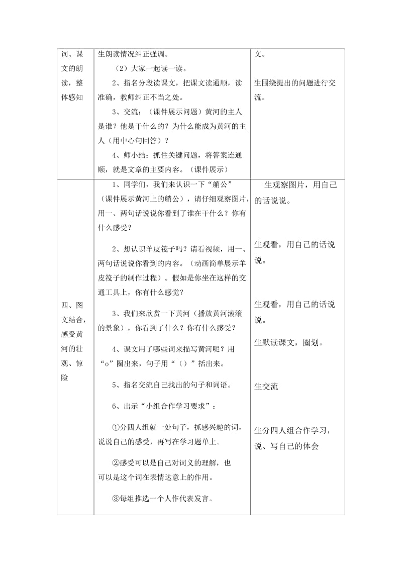 西南师大版四年级语文下册《八单元31 黄河的主人》教案_7.docx_第2页