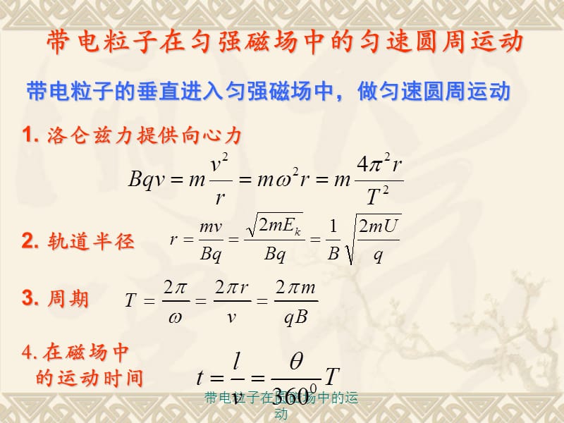 带电粒子在圆磁场中的运动.ppt_第2页