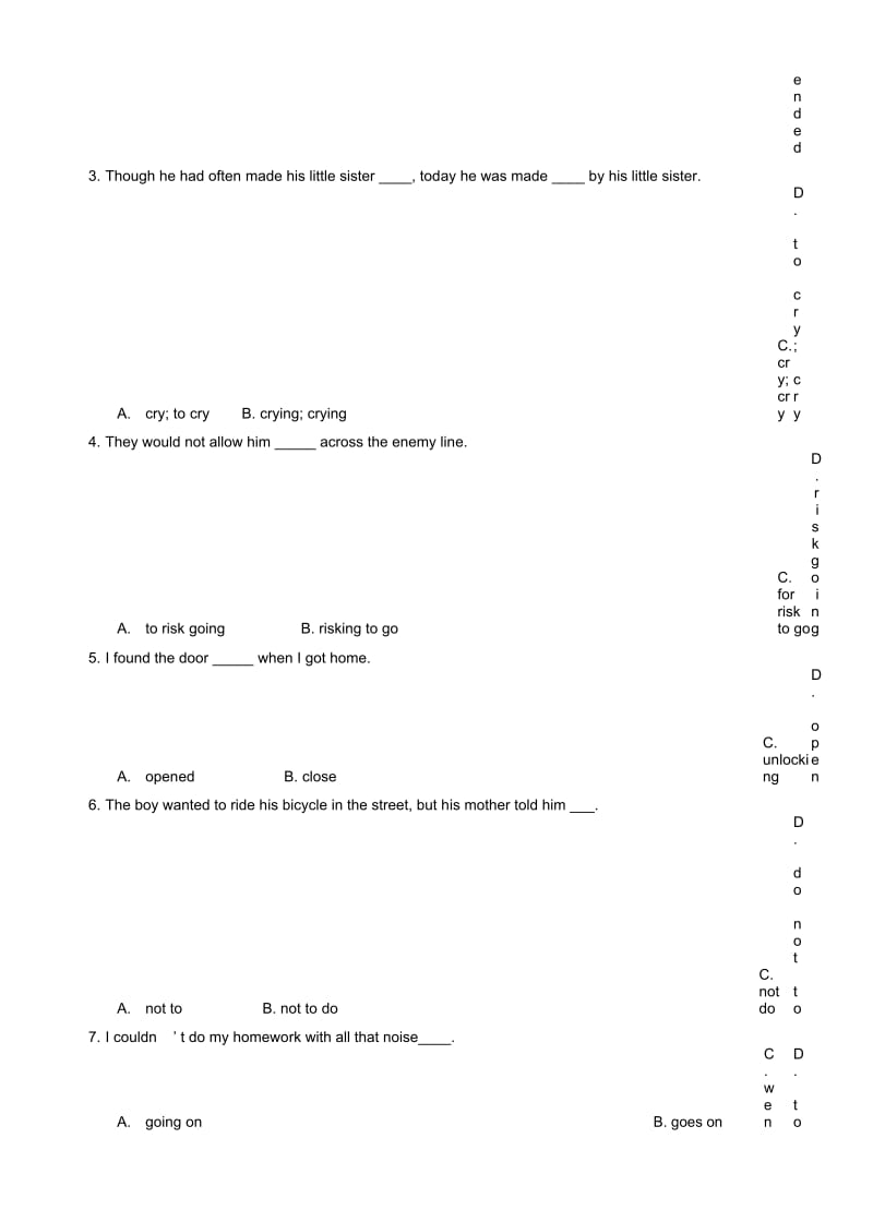 高考英语宾语补足语专题训练60题.docx_第2页