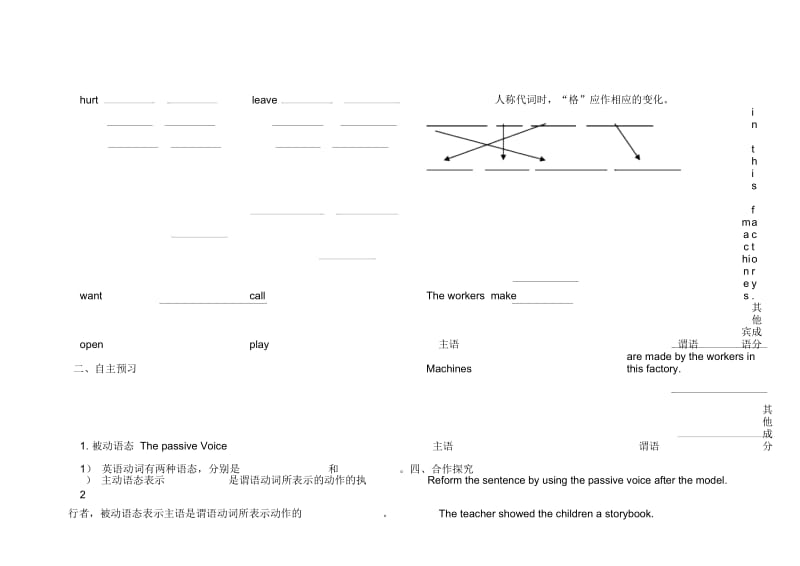 英语基础模块下册导学案(TheGreatWall).docx_第2页