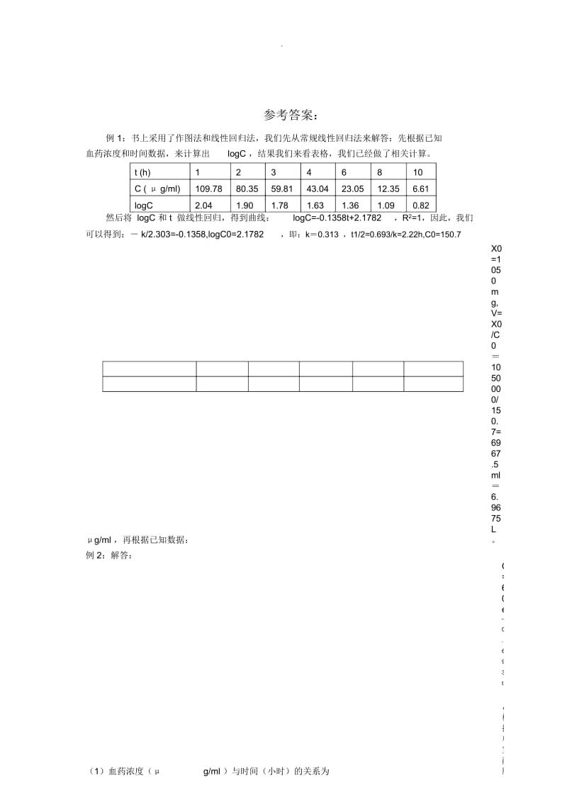 药动学单室模型计算例题.docx_第3页