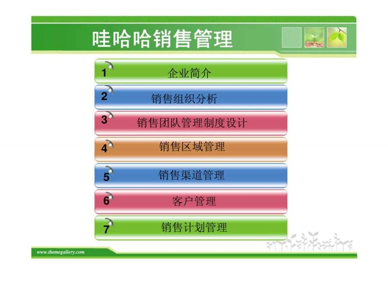 哇哈哈集团销售管理报告课件.ppt_第2页