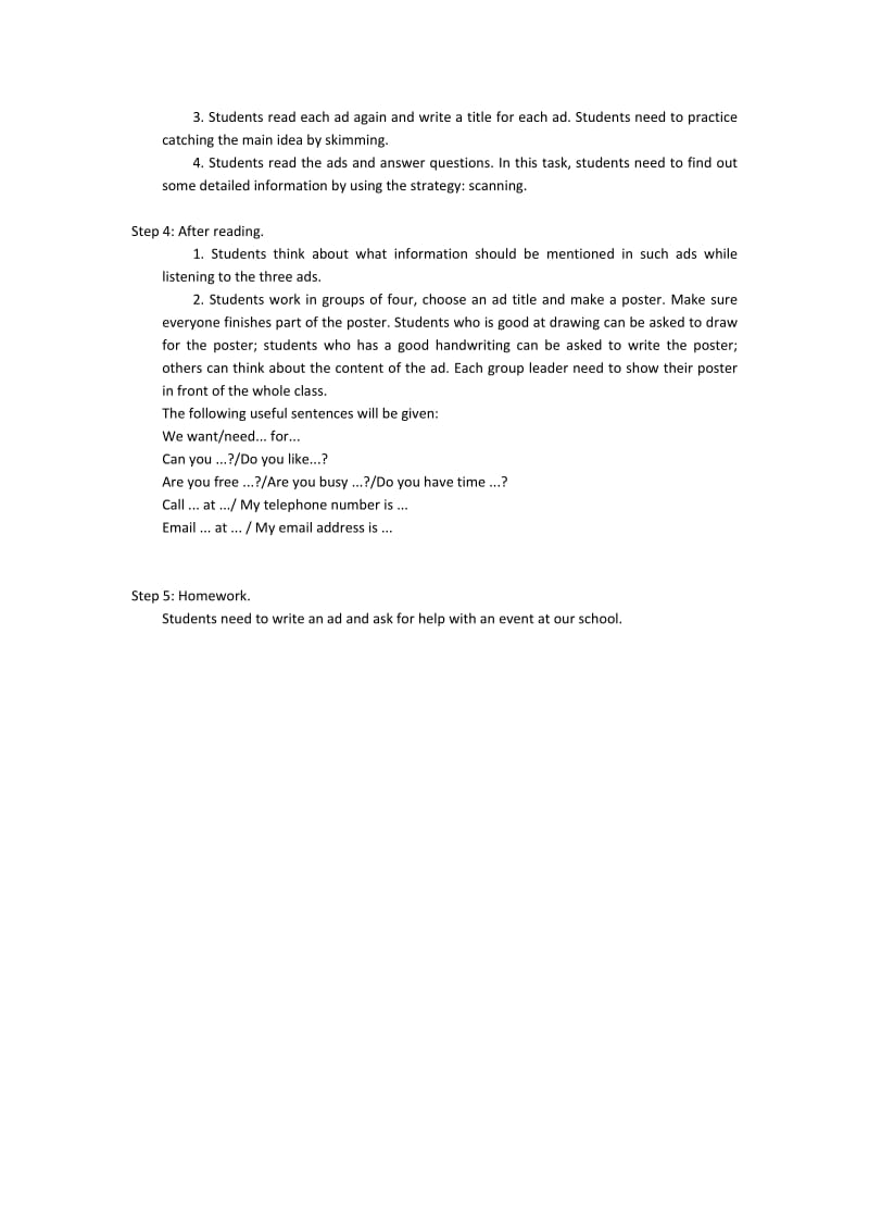 新人教版七年级英语下册《nit 1 Can you play the guitar.Section B 2a—2c》教案_8.docx_第2页