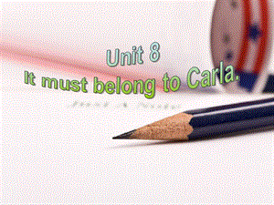 新人教版九年级英语下册《nit 8 It must belong to Carla.Section A Grammar focus 4a-4c》课件0.pptx