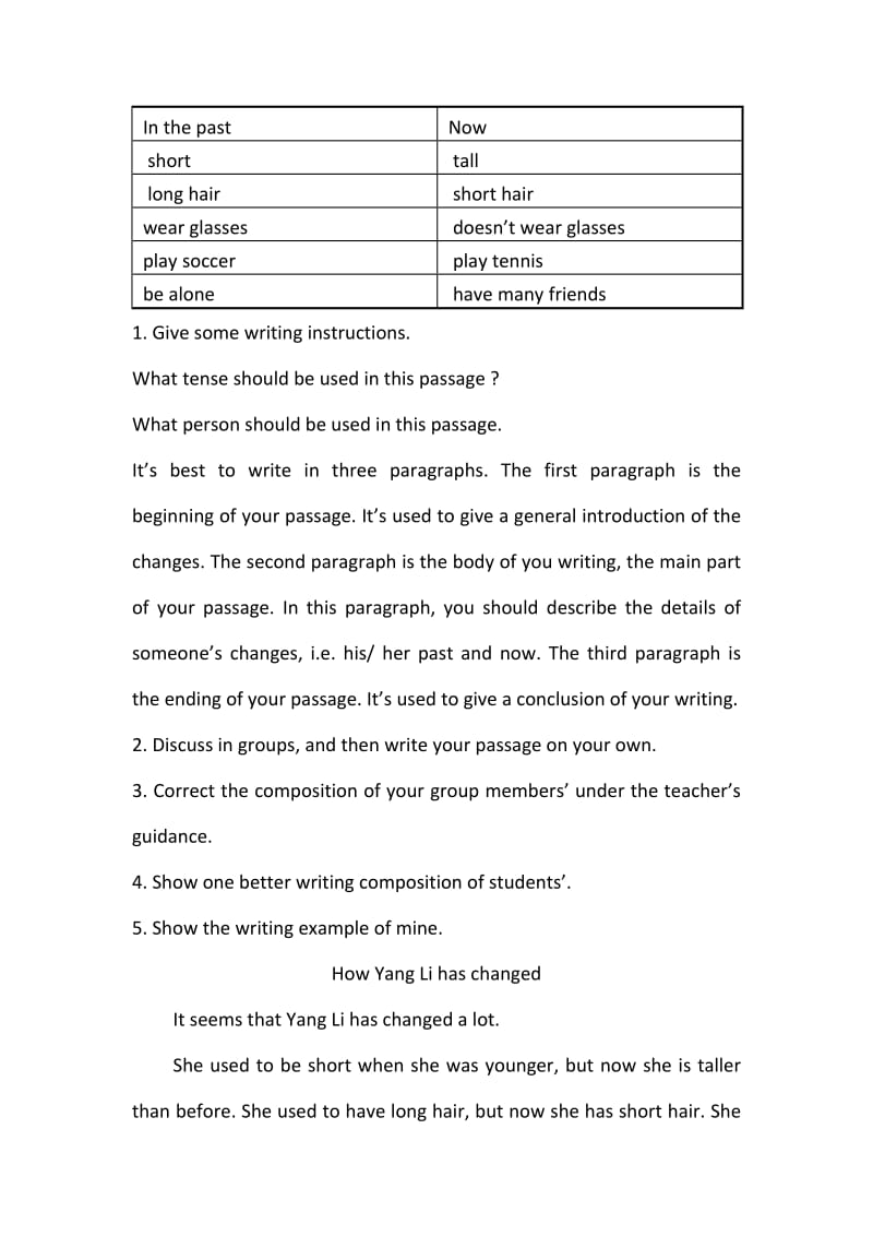 新人教版九年级英语下册《nit 4 I used to be afraid of the dark.Section B 3a—3b Self check》教案_7.docx_第3页