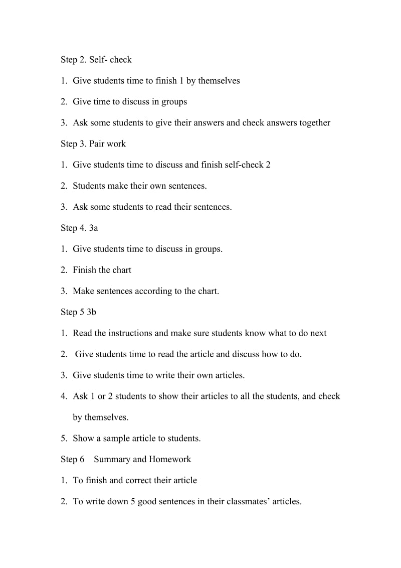 新人教版九年级英语下册《nit 4 I used to be afraid of the dark.Section B 3a—3b Self check》教案_2.docx_第2页