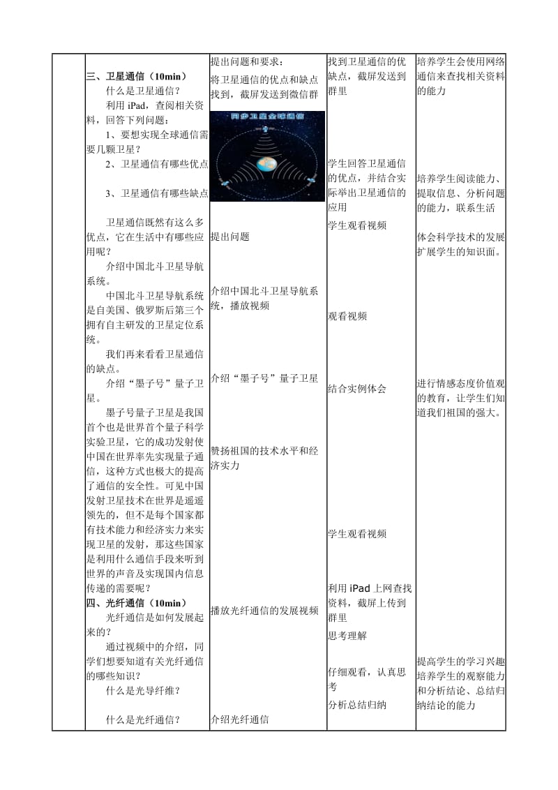 新人教版九年级物理下册《二十一章　信息的传递第4节　越来越宽的信息之路》教案_8.doc_第3页