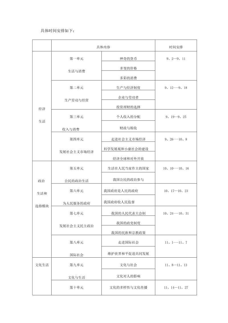 高三政治复习备考计划.doc_第3页