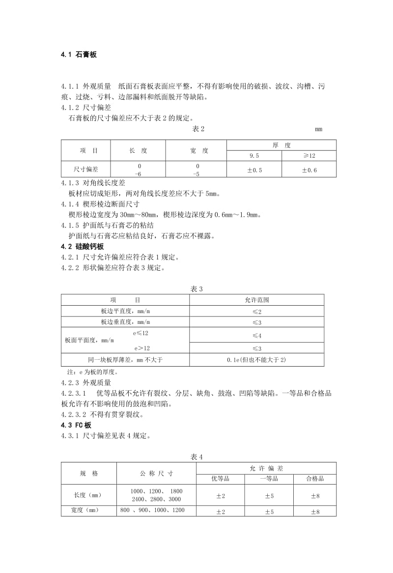 GY铝业公司幕墙用石膏板、硅酸钙板、FC板标准(4p).doc_第3页