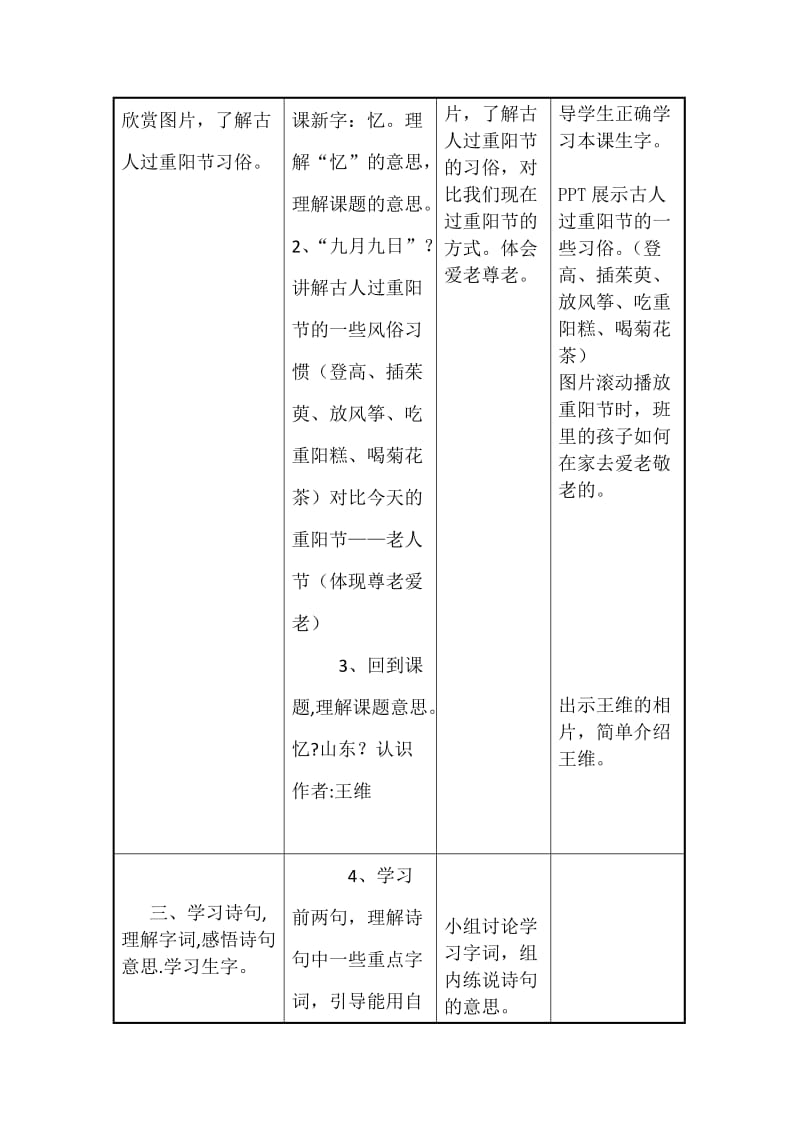 信息技术应用能力提升培训小学语文信息化教学设计作业一.doc_第3页