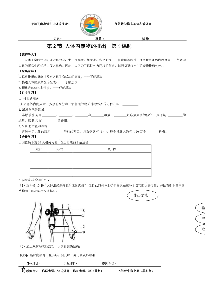 人体内废物的排出1.doc_第1页