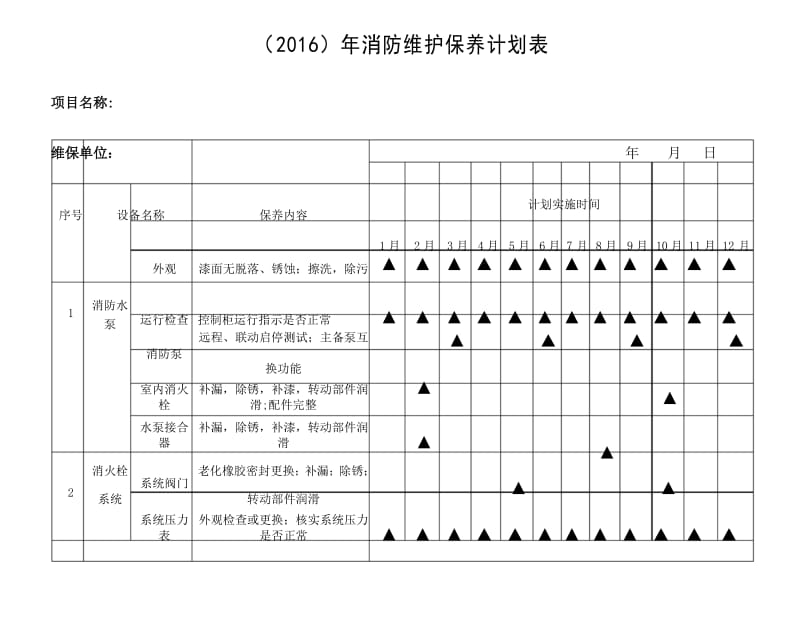 2016维保计划表.docx_第1页