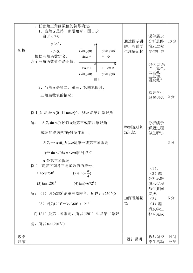 任意角的三角函数教学设计.doc_第2页