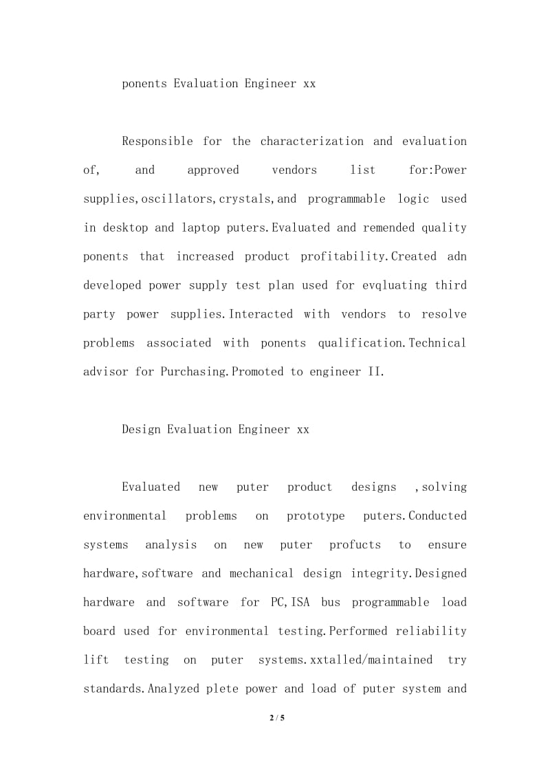 2021年电子工程师岗位英文简历.doc_第2页