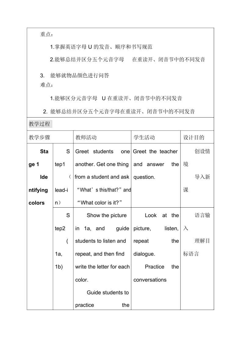 七年级英语上册StarterUnit3Whatcolorisit教学设计.docx_第3页