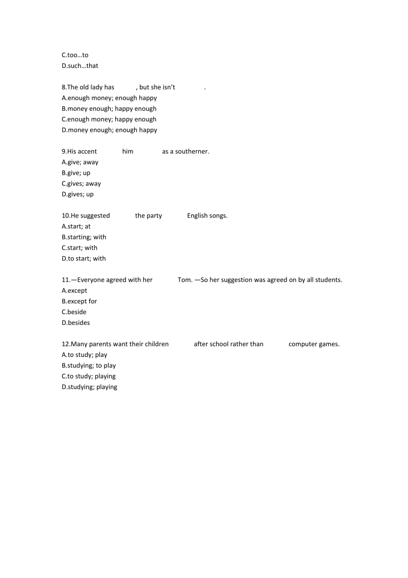 八年级下册新目标英语unit8测试题.doc_第2页