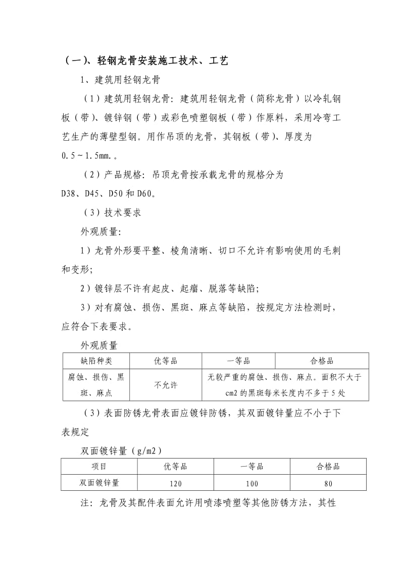 暗架轻钢龙骨吊顶施工组织设计.doc_第2页