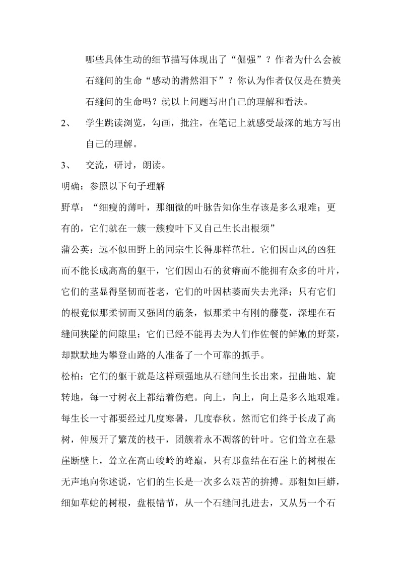 石缝间的生命教学设计.doc_第3页