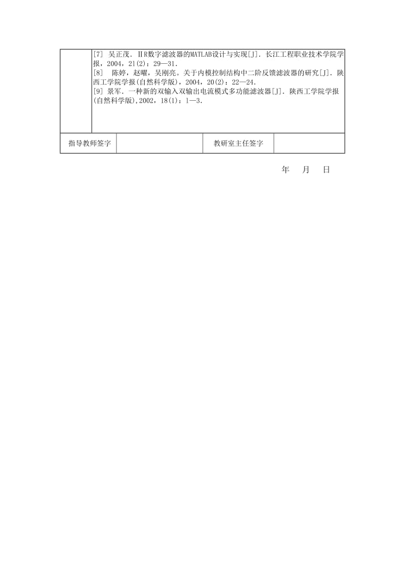 信息工程系课程设计基于频率抽样法的FIR高通数字滤波器设计.doc_第3页