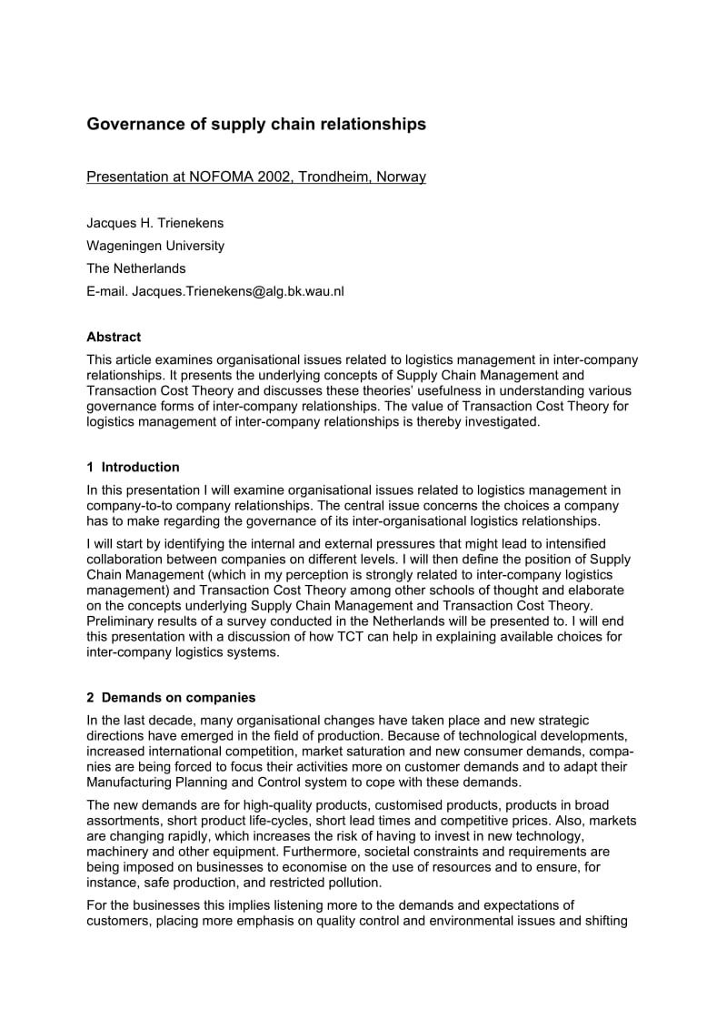 Governance of supply chain relationships.doc_第1页