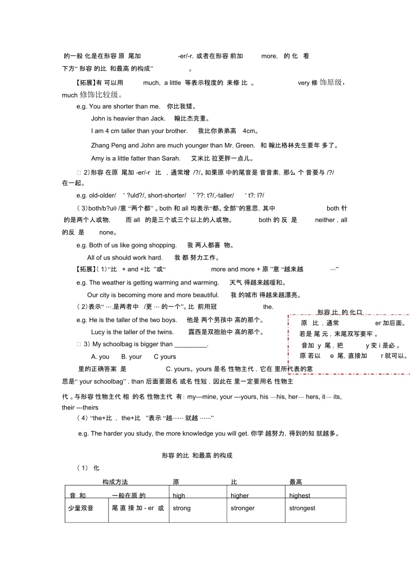 六年级下册unit1知识点.docx_第3页