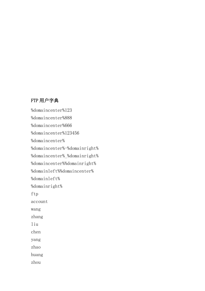 ftp用户字典[指南].doc_第1页