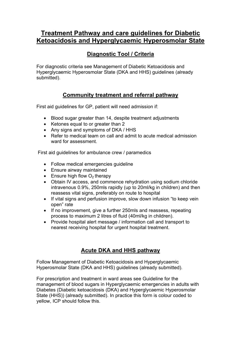 Work package Treatment Pathway and care guidelines for Diabetic.doc_第1页