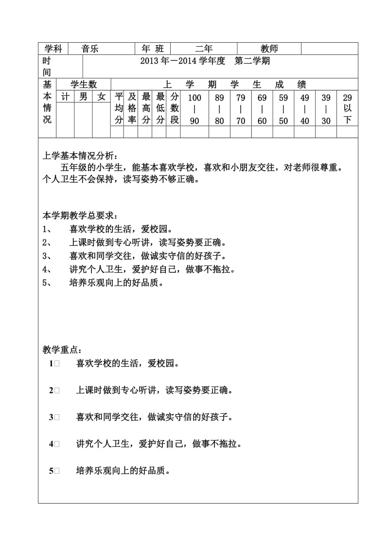 人音版小学五年级下册音乐教案　全册.doc_第3页