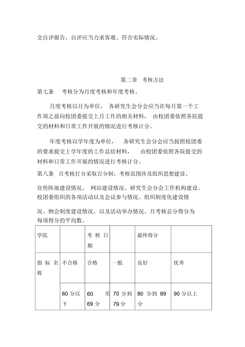 大学委员会研究生会分会工作考核办法.docx_第2页