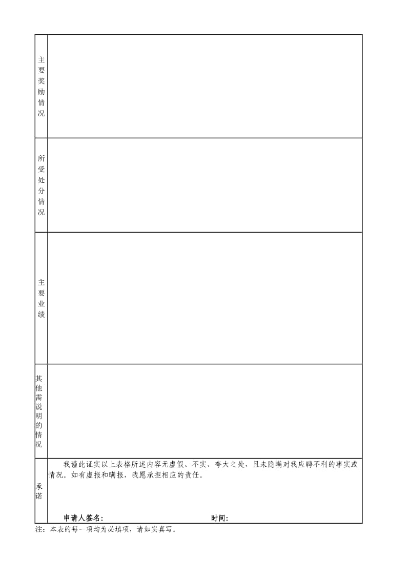 中国光大银行南昌分行应聘登记表招聘人员登记表.doc_第2页