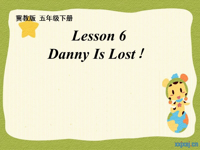 新冀教版五年级英语下册《Unit 1 Going to Beijing. Lesson 6 Danny Is Lost!》课件_28.ppt_第1页