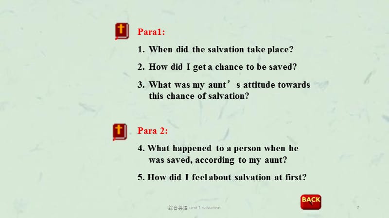 综合英语 unit 1 salvation课件.ppt_第2页