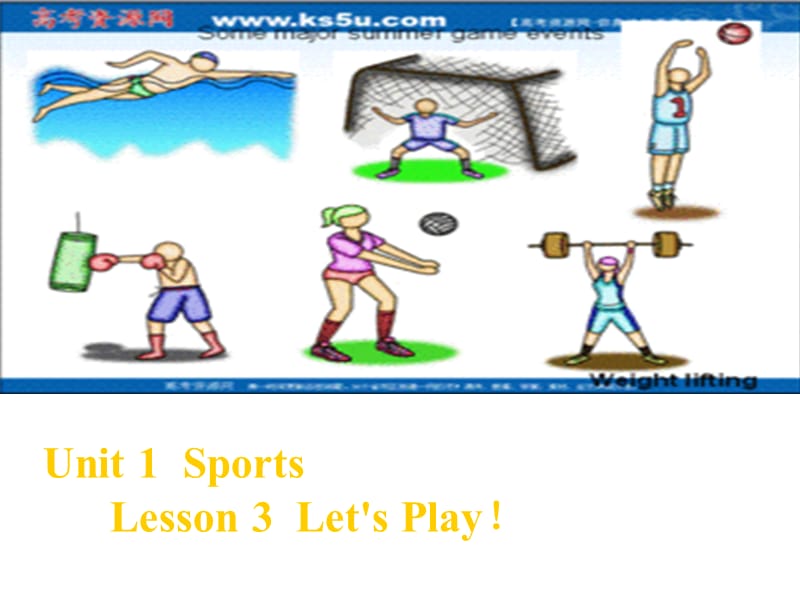 新冀教版六年级英语下册《Unit 1 SportsLesson 3 Let’s Play!》课件_10.ppt_第1页