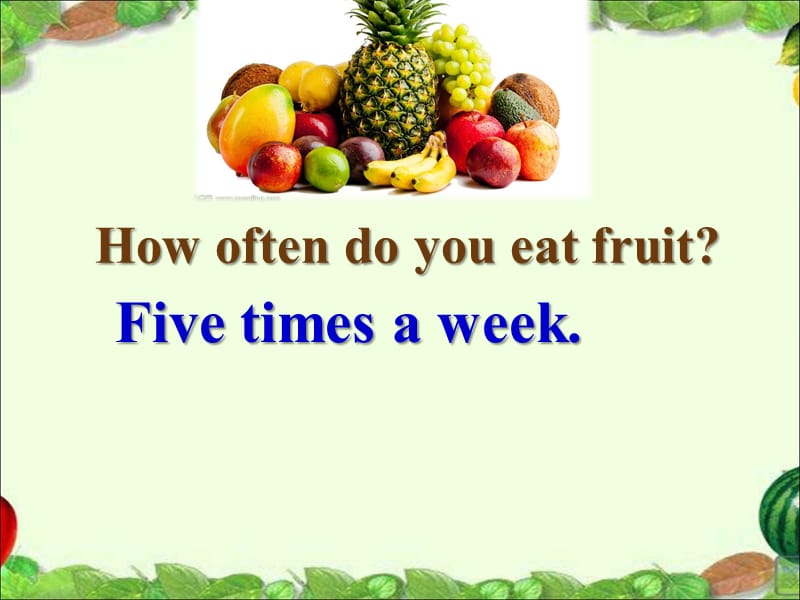 新冀教版六年级英语下册《Unit 2 Good Health to You.Lesson 9 Eat More Vegetables and Fruit.》课件_20.ppt_第3页