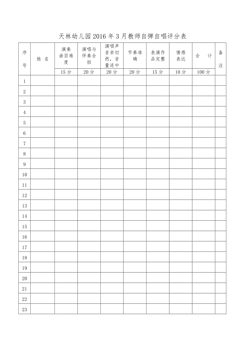 天林幼儿园教师弹唱技能竞赛方案.doc_第2页