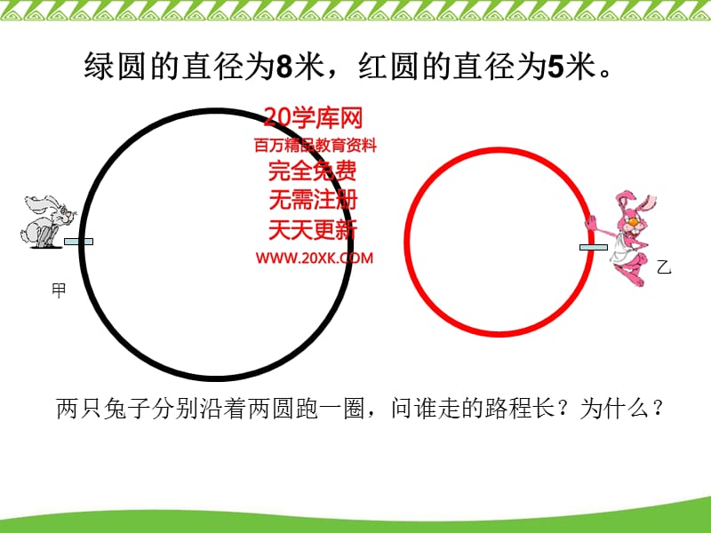 北师大数学第十一册《圆的周长》PPT课件之一.ppt_第2页