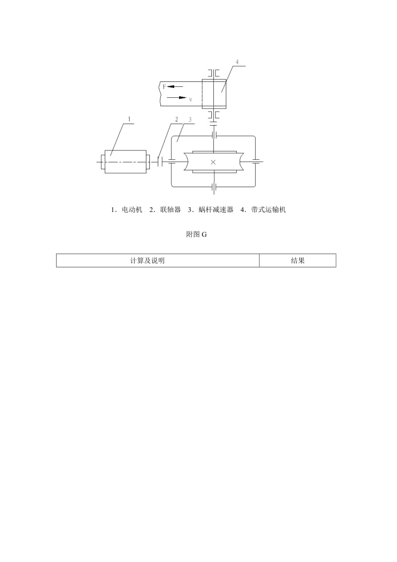 机械设计课程设计带式运输机用蜗杆减速器设计.doc_第3页