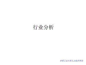 《行业分析》PPT课件.ppt