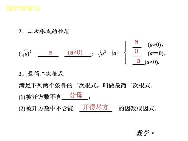 【人教版】第21章二次根式复习课件.ppt_第3页