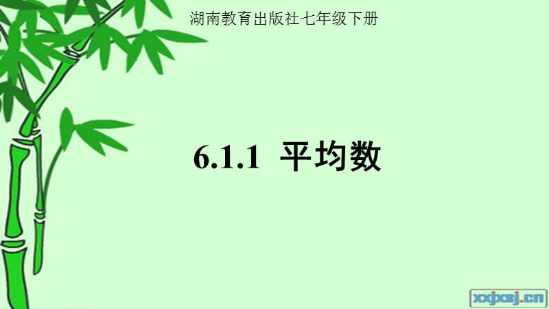 新湘教版七年级数学下册《6章 数据的分析6.1平均数、中位数、众数》课件_2.pptx_第2页